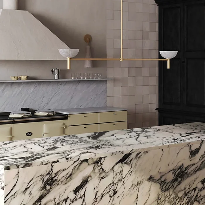 Sally Kitchen Island Pendant Light with Alabaster Shades, Modern ChandelierSally-05
