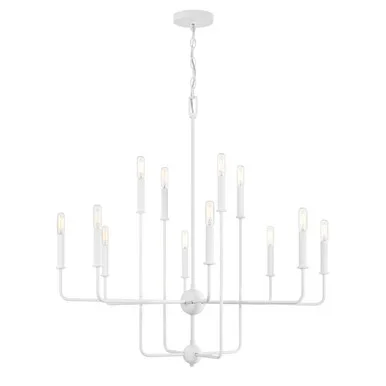 Savoy House Avondale 12 Light Chandelier in Bisque White – 1-4046-12-83