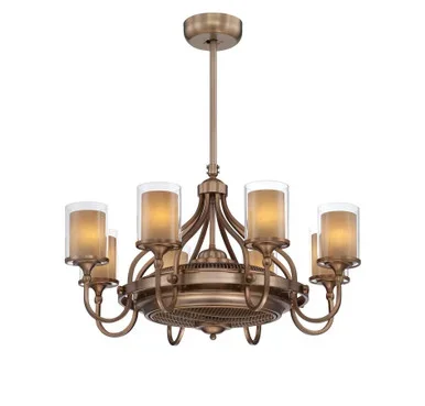 Savoy House Etesian Eight Light Fan D’lier in Burnished Russet – 36-329-FD-21