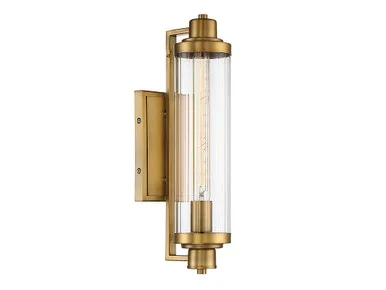Savoy House Pike One Light Wall Sconce in Warm Brass – 9-16000-1-322
