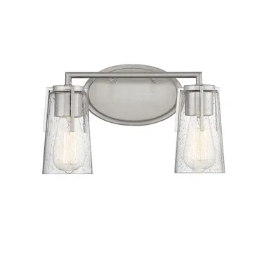Savoy House Sacremento Two Light Bath Bar in Satin Nickel – 8-7045-2-SN