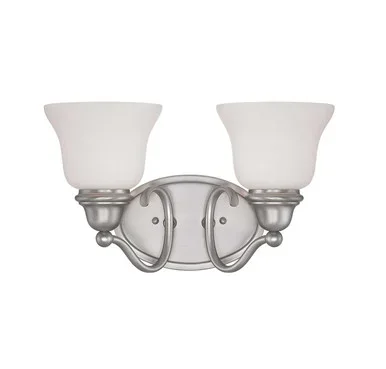 Savoy House Yates Two Light Bath Bar in Pewter – 8-6837-2-69