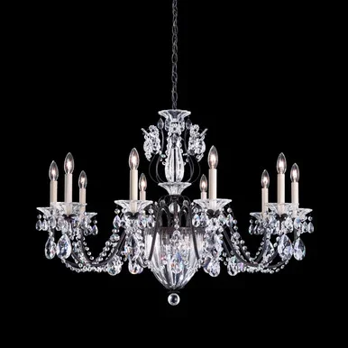 Schonbek Bagatelle 13 Light Chandelier in Heirloom Bronze – 1260N-76R