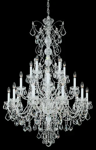 Schonbek Century 20 Light Chandelier in Black – 1716-51
