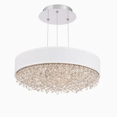 Schonbek Eclyptix LED LED Pendant in Polished Stainless Steel – S6319-401RS1