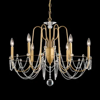 Schonbek Esmery Six Light Chandelier in Aurelia – AR1006N-211O