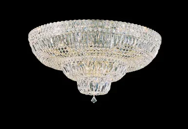 Schonbek Petit Crystal Deluxe 21 Light Flush Mount in Aurelia – 5898-211R
