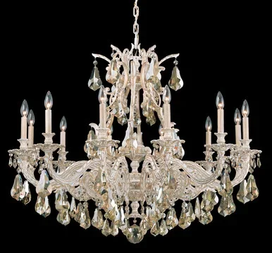 Schonbek Sophia 12 Light Chandelier in French Gold – 6952-26H