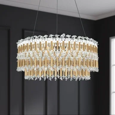 Schonbek Tahitian LED Pendant in Black – S8124-51O