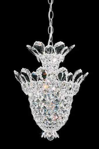 Schonbek Trilliane Five Light Pendant in Polished Stainless Steel – 5846H