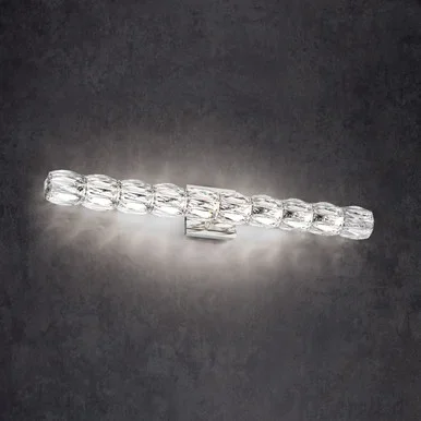 Schonbek Verve LED LED Bath Vanity in Polished Stainless Steel – S2631-401R
