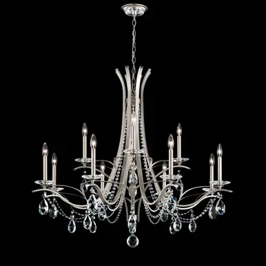 Schonbek Vesca 12 Light Chandelier in White – VA8322N-06R