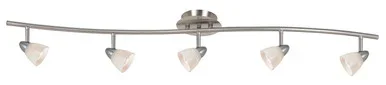 Serpentine Five Light Pendant (SL-954-5-BS/WH)