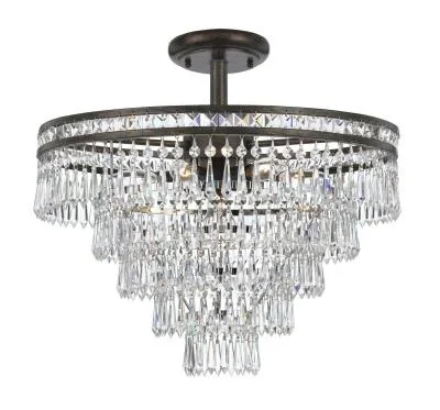 Seven Light Semi Flush Mount997811