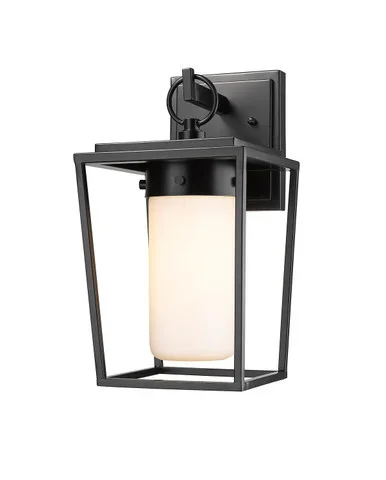 Sheridan One Light Outdoor Wall Light (595S-BK)
