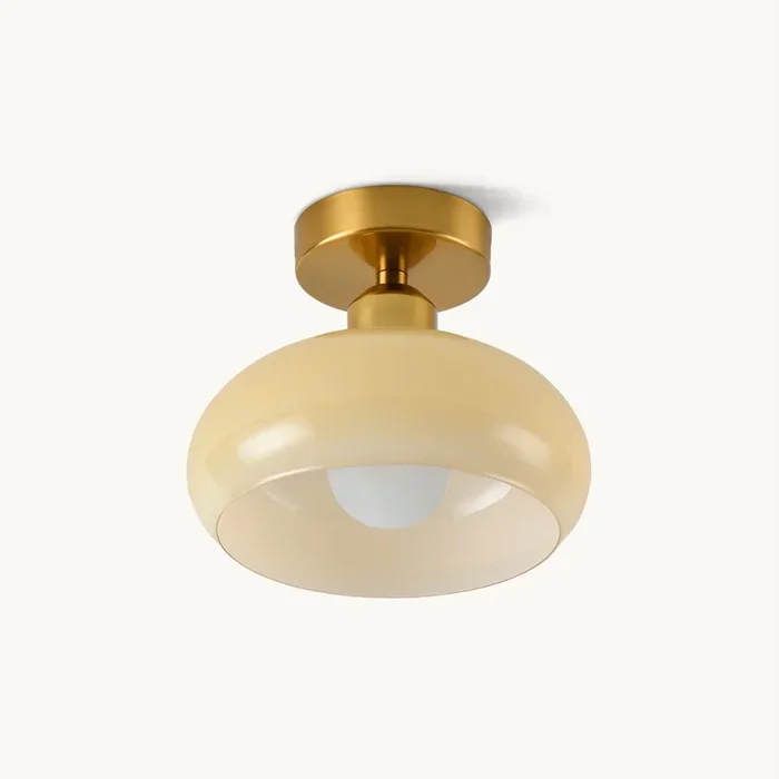 Simple Cream Ceiling LampMJC-6176-001