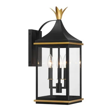 Simpson Three Light Outdoor Wall Sconce (SIM-801-MK-TG)