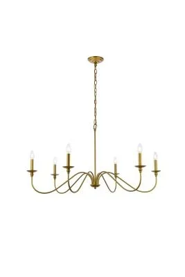 Six Light Chandelier2457935