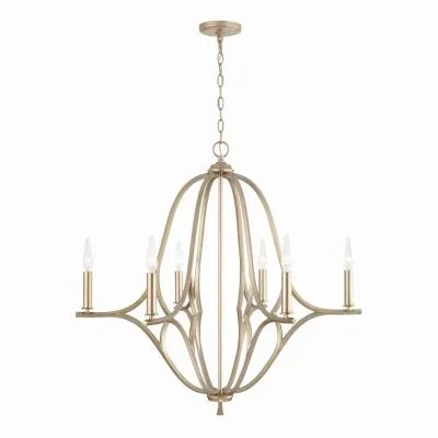 Six Light Chandelier9672345