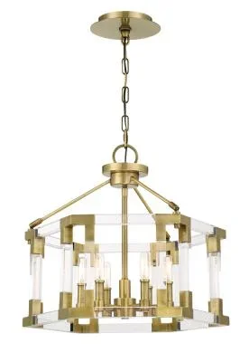 Six Light Convertible Semi Flush / Pendant9630625