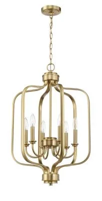 Six Light Foyer Chandelier2015691