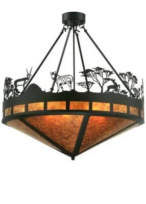 Six Light Inverted Pendant739930