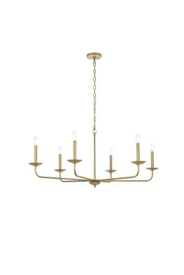 Six Light Pendant9632225
