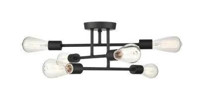 Six Light Semi-Flush Mount8628886
