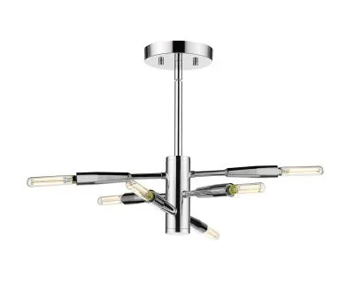 Six Light Semi Flush Mount8859180