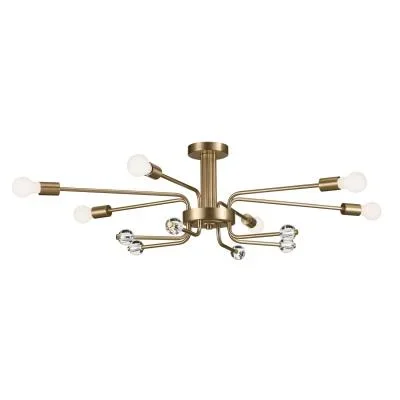 Six Light Semi Flush Mount9063276