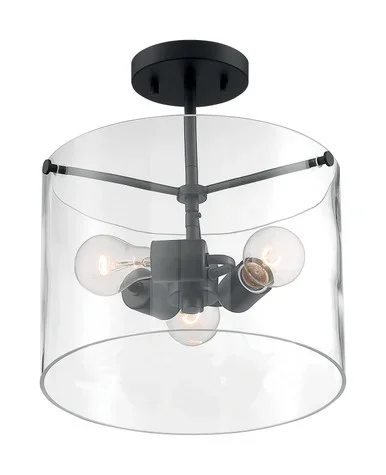 Sommerset Three Light Semi Flush Mount (60-7278)