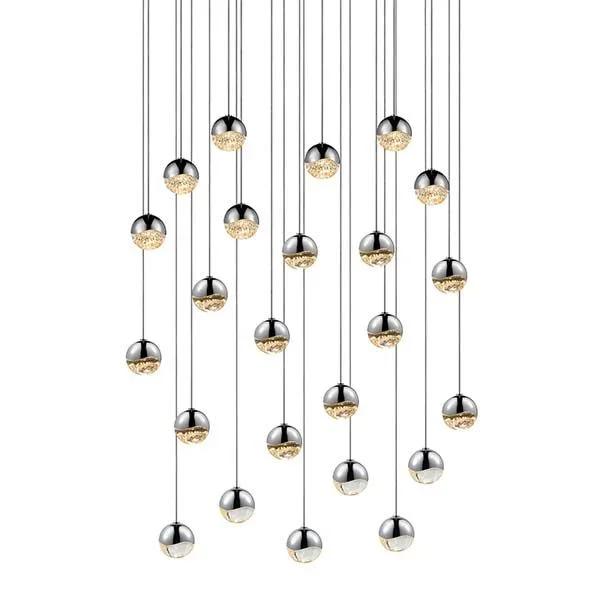 Sonneman 2918-SML Grapes 24-Light Round Small LED Pendant