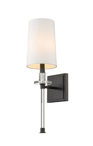 Sophia One Light Wall Sconce (803-1S-MB)
