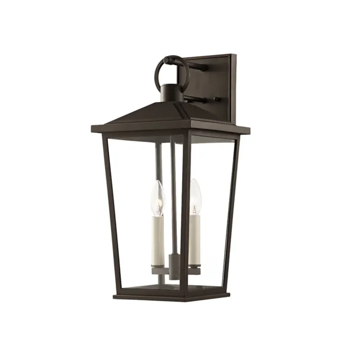Soren Wall Sconce 2-Light Outdoor LED in Textured Bronze W/ Hl 9.5L x 9.5W x 20HB8902-TBZH
