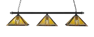 Square Three Light Billiard/Island (403-BC-986)