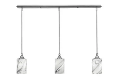 Stem Three Light Linear Pendalier (36-BN-3009)