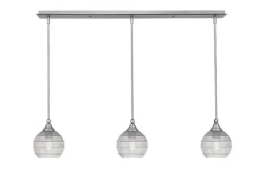 Stem Three Light Linear Pendalier (36-BN-5110)