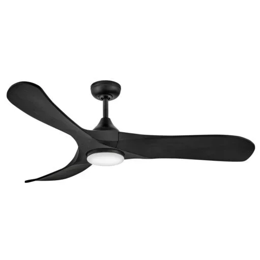 Swell Illuminated 56″ LED Smart Fan – Matte Black