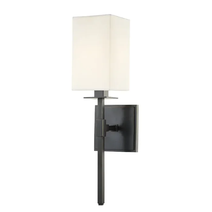 Taunton 1-Light Wall Sconce in Old Bronze 4.5L x 4.5W x 17.25H4400-OB