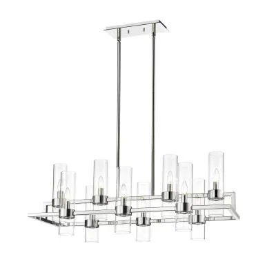Ten Light Linear Chandelier8859657