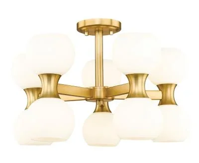 Ten Light Semi Flush Mount2653140