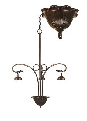 Three Light Chandelier Hardware353093
