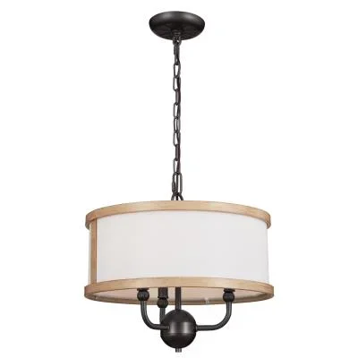 Three Light Chandelier/Semi Flush8222425