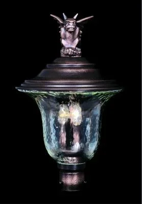 Three Light Exterior Post Mount896780