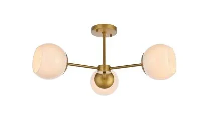Three Light Flush Mount6394899