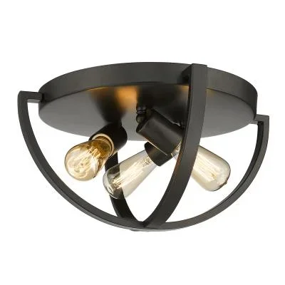 Three Light Flush Mount707054