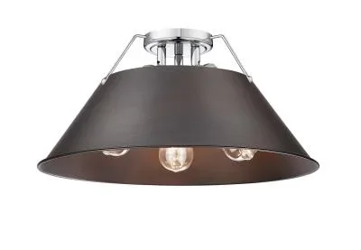 Three Light Flush Mount9896701