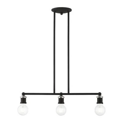 Three Light Linear Chandelier3707409