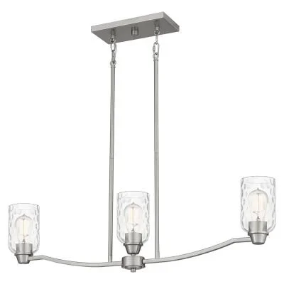 Three Light Linear Chandelier9925905