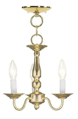 Three Light Mini Chandelier/Ceiling Mount670285